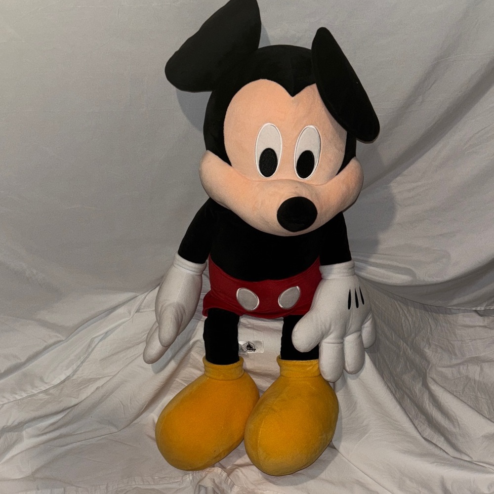 Disney Mickey Mouse Plush with Red and Yellow Accents